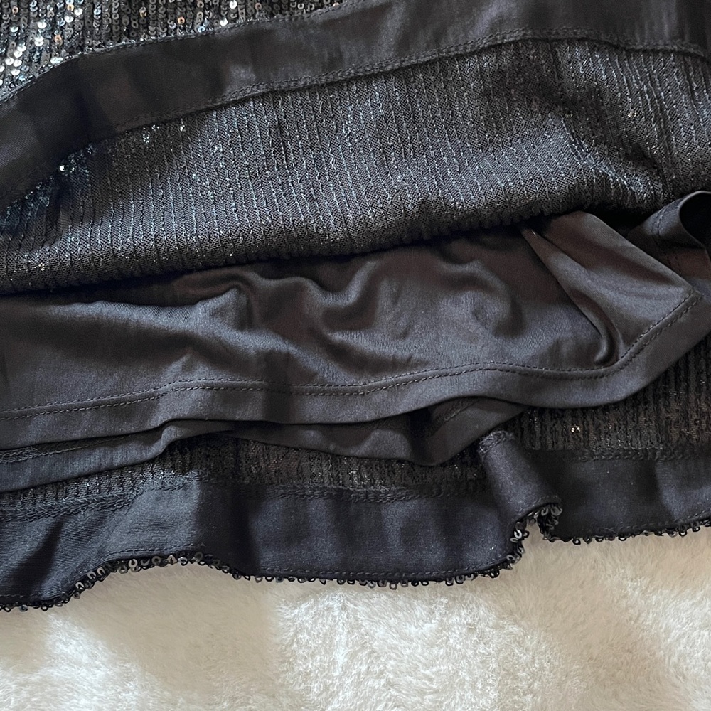 New! Eliza J Black Sequin Gown‎ Sleeveless Mermaid Dress Cocktail Size 8 - Picture 15 of 16